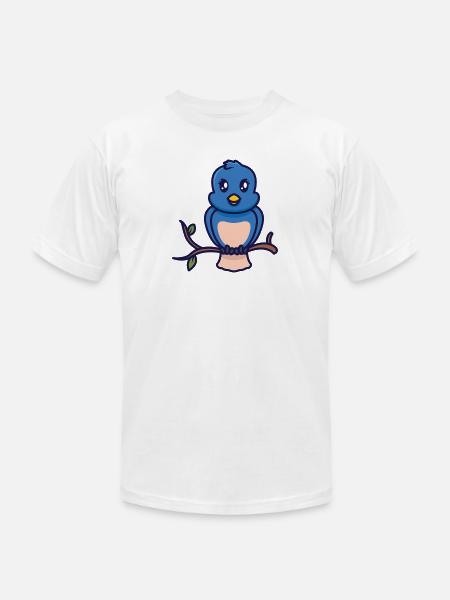 Berry In The Tree - Unisex Jersey T-Shirt by Bella + Canvas - white