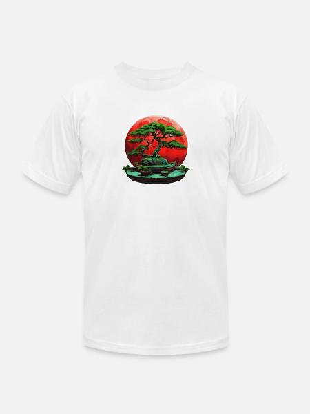 BONSAI - Unisex Jersey T-Shirt by Bella + Canvas - white