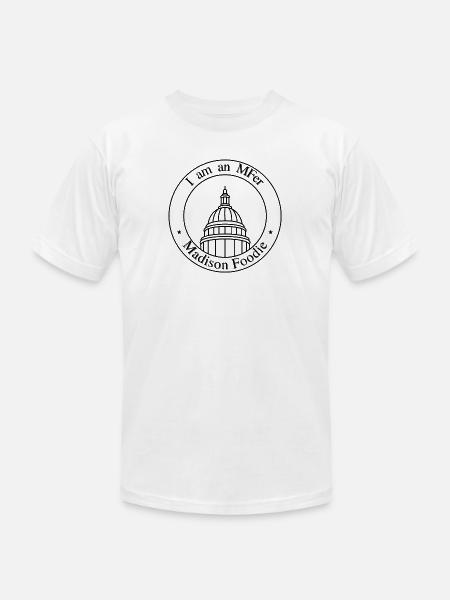 Madison Foodie Capitol - Black - Unisex Jersey T-Shirt by Bella + Canvas - white