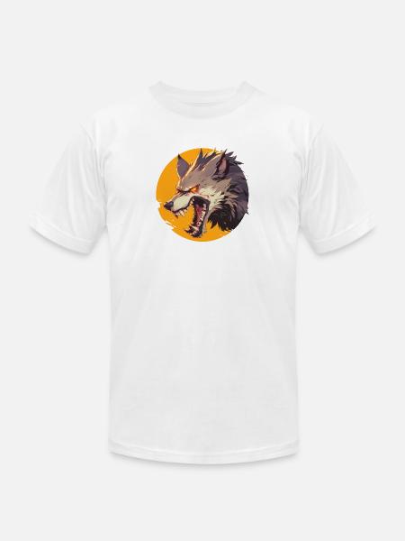 Werewolf Halloween - Unisex Jersey T-Shirt by Bella + Canvas - white