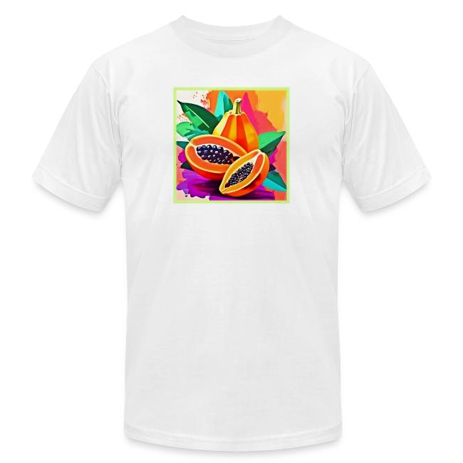 Sliced Papaya Pop Art