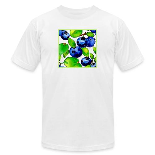 Fresh Blueberry Art - Unisex Jersey T-Shirt by Bella + Canvas