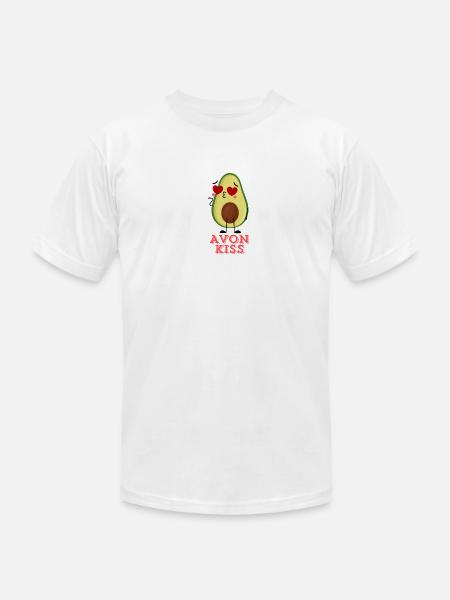 Avo LOVe - Unisex Jersey T-Shirt by Bella + Canvas - white