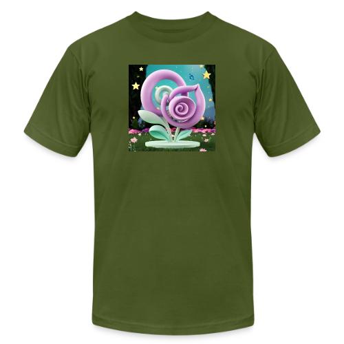 Lila Bloom | Double Floral Eco-Inspired Art - Unisex Jersey T-Shirt by Bella + Canvas