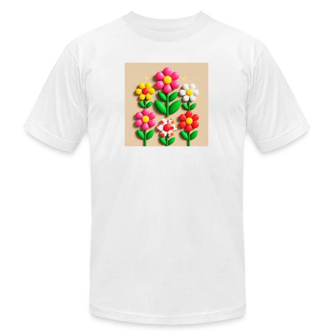 3D Flowers and Butterflies in Amber, Floral Design
