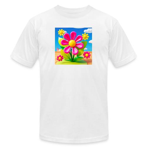 Pink Floral Peace | Sky & Nature Design - Unisex Jersey T-Shirt by Bella + Canvas