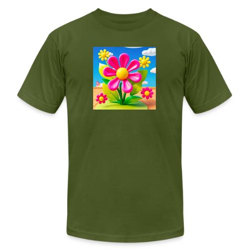 Pink Floral Peace | Sky & Nature Design - Unisex Jersey T-Shirt by Bella + Canvas