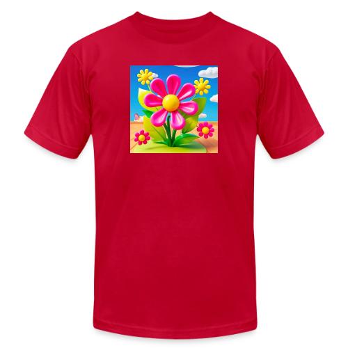 Pink Floral Peace | Sky & Nature Design - Unisex Jersey T-Shirt by Bella + Canvas