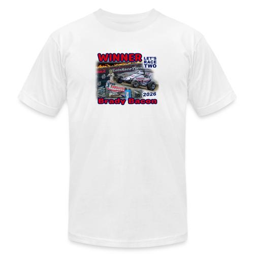 Brady Bacon #LetsRaceTwo Winner - Unisex Jersey T-Shirt by Bella + Canvas