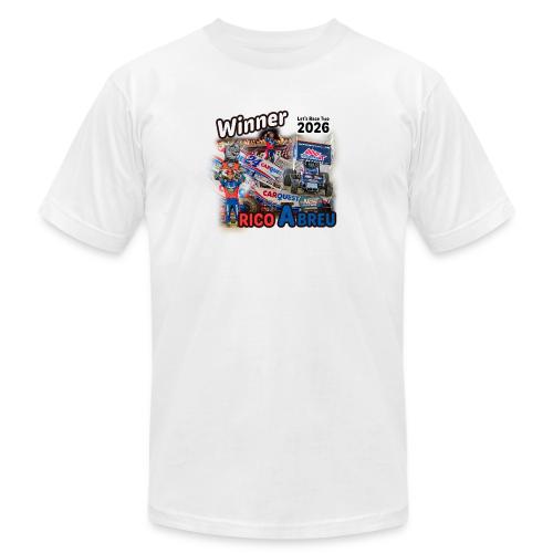 Rico Abreu #LetsRaceTwo Winner - Unisex Jersey T-Shirt by Bella + Canvas