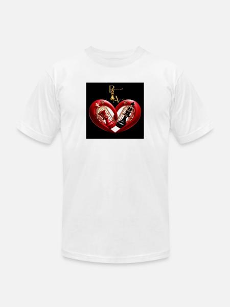 Love locked - Unisex Jersey T-Shirt by Bella + Canvas - white