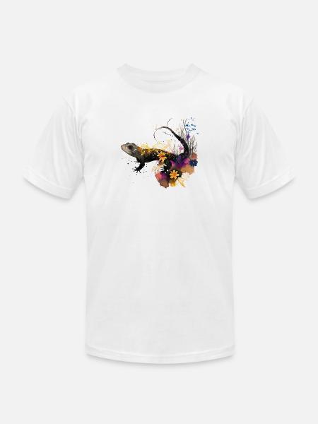 Tiger Salamander - Unisex Jersey T-Shirt by Bella + Canvas - white