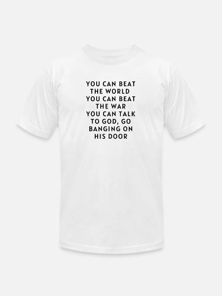 Motivation quote - Unisex Jersey T-Shirt by Bella + Canvas - white