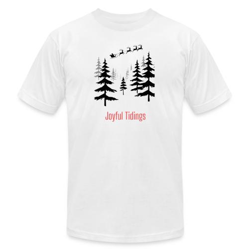 Joyful Tidings Christmas T-Shirt - Unisex Jersey T-Shirt by Bella + Canvas