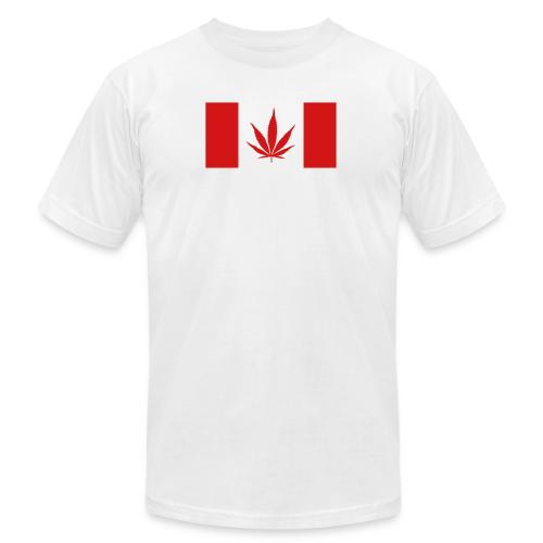 Canadian Pot Flag - Unisex Jersey T-Shirt by Bella + Canvas