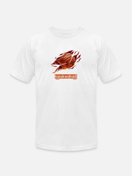 Basketball - Unisex Jersey T-Shirt by Bella + Canvas - white