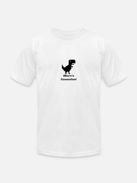 Dinosaures connection - Unisex Jersey T-Shirt by Bella + Canvas - white