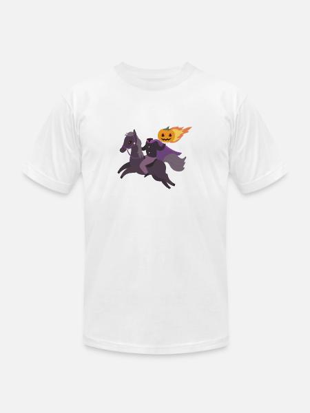 Headless horseman - Unisex Jersey T-Shirt by Bella + Canvas - white