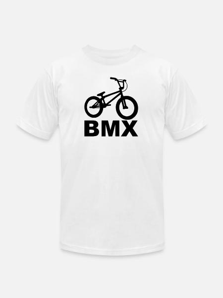 BMX - Unisex Jersey T-Shirt by Bella + Canvas - white