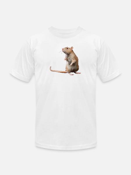 Mouse - Unisex Jersey T-Shirt by Bella + Canvas - white