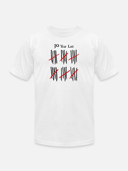 Crossed Tally Minimalism - Unisex Jersey T-Shirt by Bella + Canvas - white