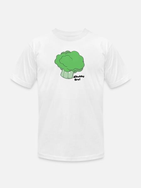 Chubby Bro - Unisex Jersey T-Shirt by Bella + Canvas - white
