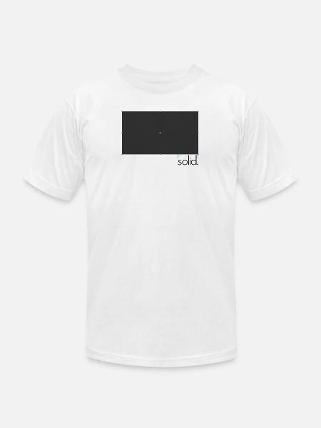 Midnight Cross Glyph - Unisex Jersey T-Shirt by Bella + Canvas - white