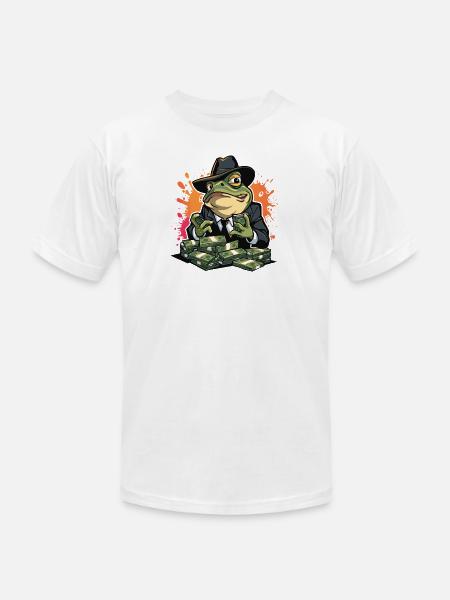 Exaggerated Expression Vector Illustration - Unisex Jersey T-Shirt by Bella + Canvas - white