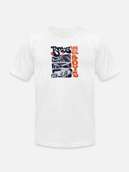 Roys Wheels & Sneakers - Unisex Jersey T-Shirt by Bella + Canvas - white