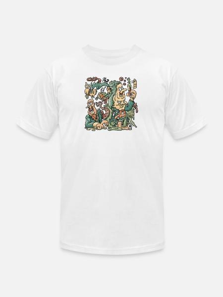 Mutation - Unisex Jersey T-Shirt by Bella + Canvas - white