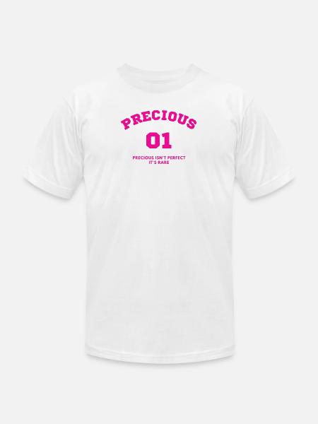 Precious 01 - Unisex Jersey T-Shirt by Bella + Canvas - white