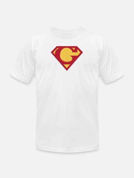 Letter G - Unisex Jersey T-Shirt by Bella + Canvas - white