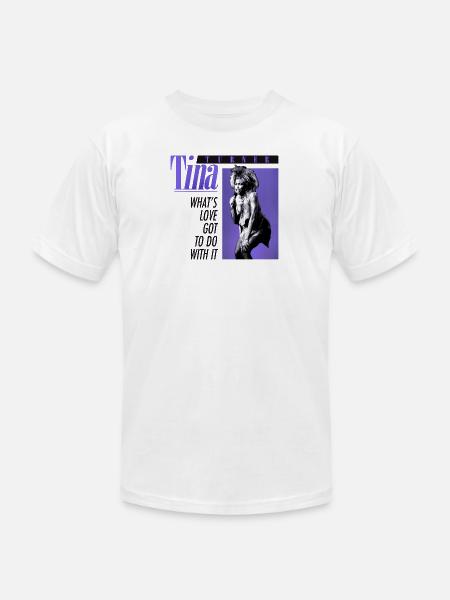 Tina Turner Whats Love Got To Do With It - Unisex Jersey T-Shirt by Bella + Canvas - white