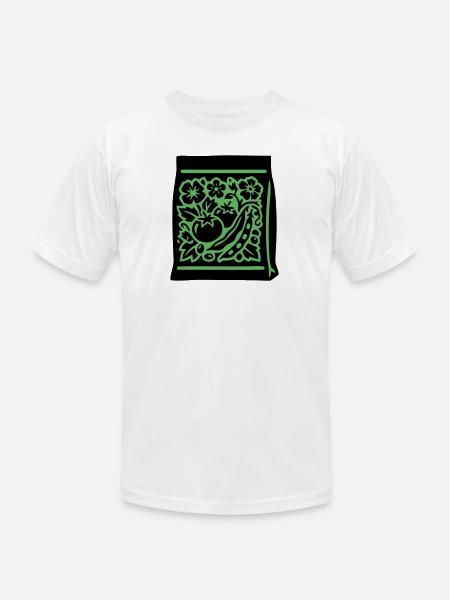 Seed Packet Tomatoes Veggies - Unisex Jersey T-Shirt by Bella + Canvas - white
