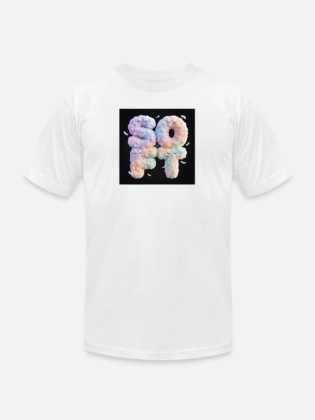 Pastel Cloud 42 Duo - Unisex Jersey T-Shirt by Bella + Canvas - white