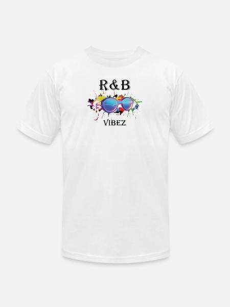 Hip Hop Neon Splash Sunglasses - Unisex Jersey T-Shirt by Bella + Canvas - white