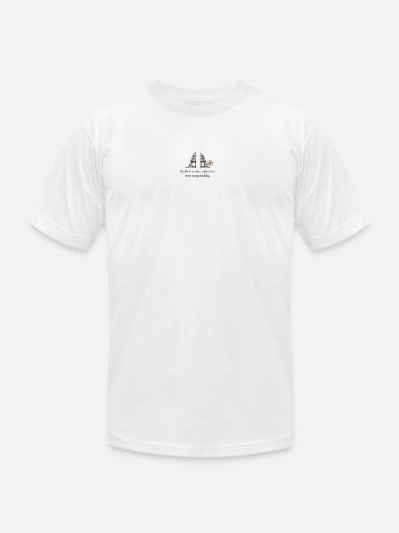 Un-Bali-evably Exhausted - Unisex Jersey T-Shirt by Bella + Canvas - white