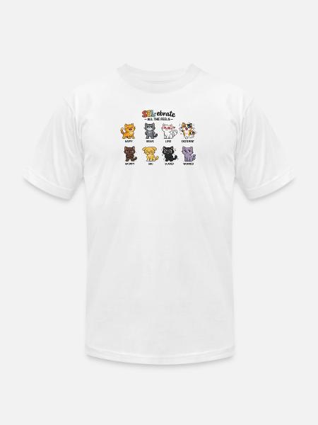 SEL-ebrate All The Feels - Unisex Jersey T-Shirt by Bella + Canvas - white