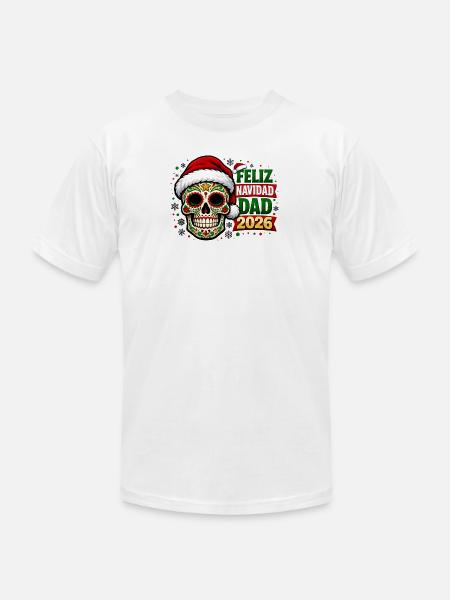 Mexican Christmas 2026 - Unisex Jersey T-Shirt by Bella + Canvas - white