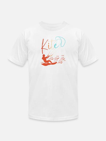 Kitesurfing Kite Water Sports - Unisex Jersey T-Shirt by Bella + Canvas - white