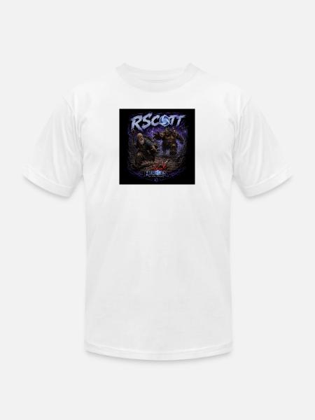 RScott Tee - Unisex Jersey T-Shirt by Bella + Canvas - white