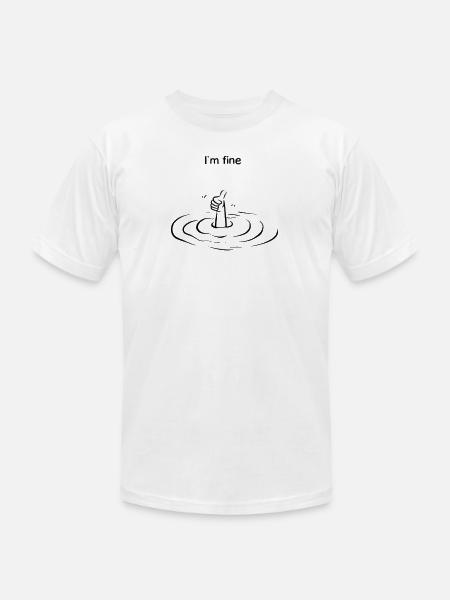 Thumbs Up Ripple Graphic - Unisex Jersey T-Shirt by Bella + Canvas - white