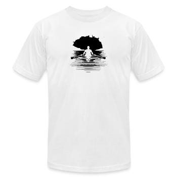 Rower Graphic - Unisex Jersey T-Shirt by Bella + Canvas - white - Front - Jose (178cm)
