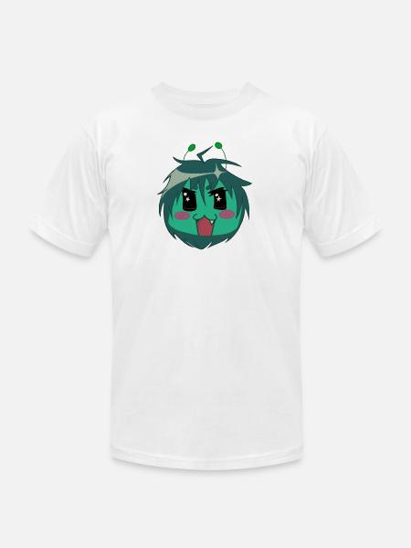 Cute alien anime style - Unisex Jersey T-Shirt by Bella + Canvas - white