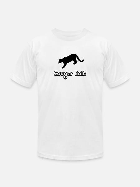 Cougar Bait - Unisex Jersey T-Shirt by Bella + Canvas - white