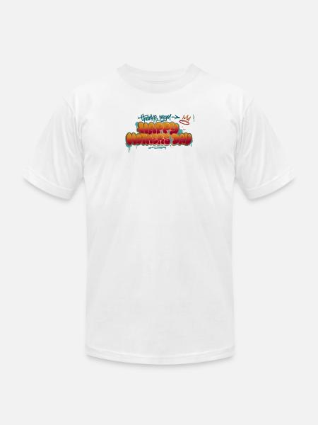Graffiti Happy Mother's Day Splash - Unisex Jersey T-Shirt by Bella + Canvas - white