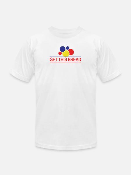 Get This Bread - Unisex Jersey T-Shirt by Bella + Canvas - white