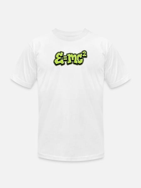 Science Formula Graffiti - Unisex Jersey T-Shirt by Bella + Canvas - white