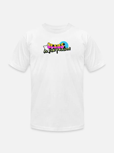 Jesus is the Reason - Unisex Jersey T-Shirt by Bella + Canvas - white