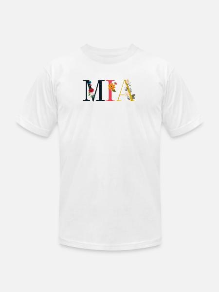 Mia - Unisex Jersey T-Shirt by Bella + Canvas - white